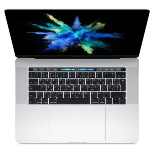 Apple MacBook Pro 15″ Leistungsstark (2017) Touch Bar Retina 512GB SSD 16GB RAM Core i7 Quad-Core OS Ventura Silber – Tastaturlayout Englisch (US)